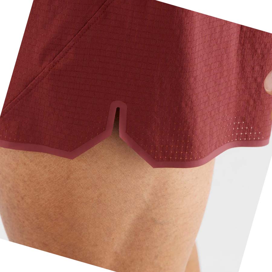 Bermudas Salomon SENSE AERO 5'' Hombre Rojos | MX 3156HAP